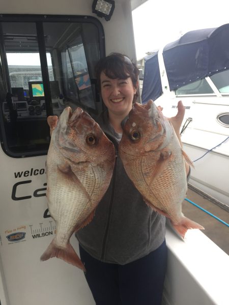 ladies snapper noosa sunshine coast catch 22 offshore fishing